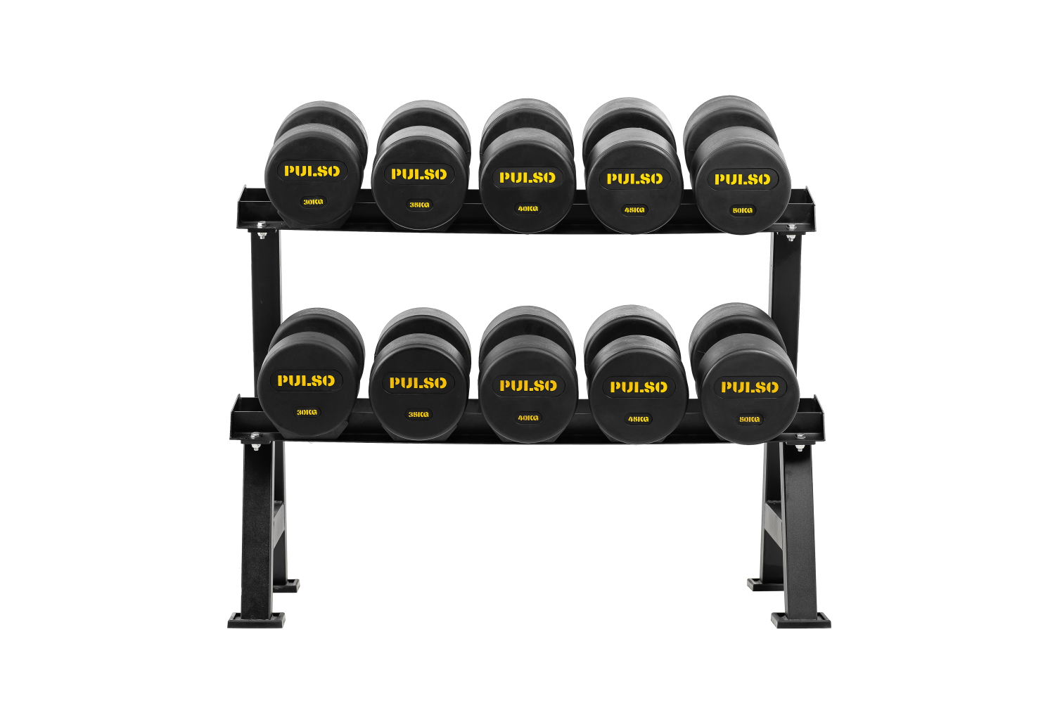 RDS09 Rubber Dumbbell Set